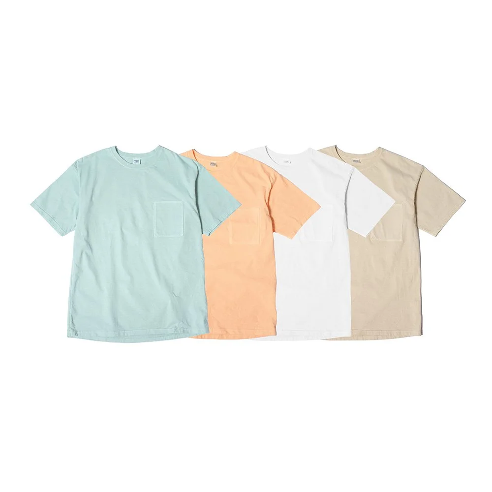 SUNDAYS BEST BORDER POCKET TEE SUNDAYS BEST BORDER POCKET TEE